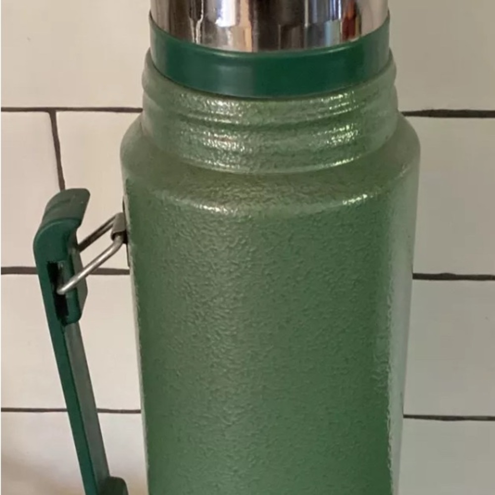 Retro 1970’s Green Aladdin Stanley Thermos 1 Qt - Picture 2 of 8